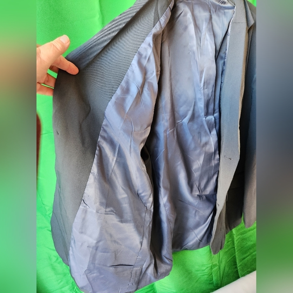 Man's Suit Grey Blazer - Picture 13 of 16